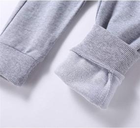 img 1 attached to 👖 ALALIMINI Elastic Toddler Joggers Sweatpants - Boys' Clothing/Pants