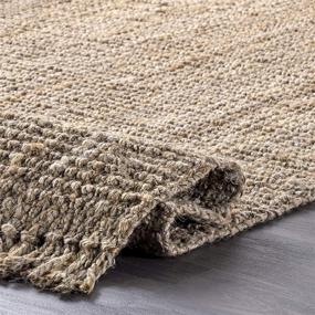 img 1 attached to NuLOOM NCCL01 Handwoven Chunky Natural