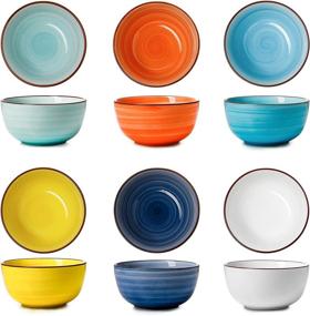 img 3 attached to 🍽️ Sweese 127 002 Porcelain Bowls Assorted: Versatile and Stylish Servingware for Every Occasion