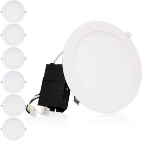 img 4 attached to Enhanced TORCHSTAR Ultra Slim Recessed Dimmable Downlight