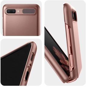 img 3 attached to 📱 Spigen Thin Fit Samsung Galaxy Z Flip/ Galaxy Z Flip 5G Case (2020) - Bronze