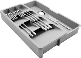 img 4 attached to Kitchen DrawerStore Expandable Set，Expandable Organizer