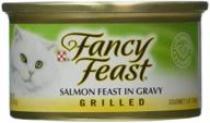 grilled salmon feast gravy food logo