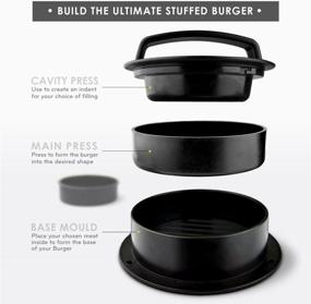 img 2 attached to 🍔 MiiKO Stuffed Burger Press: 3 in 1 Burger Press/Slider Press/Hamburger Maker with Bonus Items and Recipe E-Book