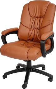 img 3 attached to Flash Fundamentals LeatherSoft Swivel Office