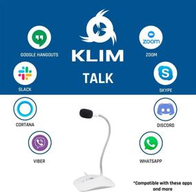 img 1 attached to 🎙️ KLIM Talk - Professional USB Desktop Microphone for PC, Mac, PS4 - Recording, Gaming, Streaming - White