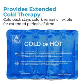 img 3 attached to 🌡️ NatraCure Shoulder Brace Support - Hot & Cold Therapy Ice Pack Wrap Sling for Rotator Cuff, Dislocated Shoulder, and Labrum Tear Pain Relief - Universal Fit - Reusable (Model 730-RET)