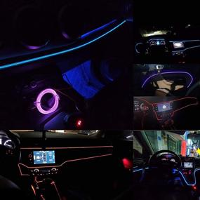 img 2 attached to GEECAR No Buzzing Automotive Dashboard Decoration Lights & Lighting Accessories