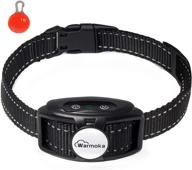 rechargeable dog bark collar: humane, no pain barking control device for small, medium & large dogs (b) logo