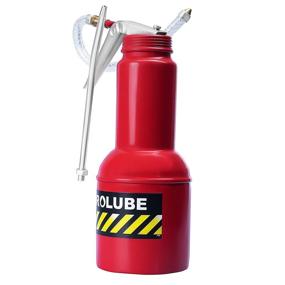 img 2 attached to PROLUBE 16-Ounce Pistol Grip Oil Can - Steel Pump, Rigid & Flexible Spout - Base Included (42233) M40R/F