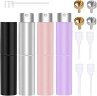 portable perfume atomizer dispenser refillable travel accessories logo