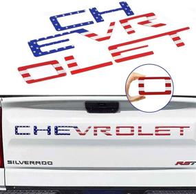 img 4 attached to Tailgate Letters Compatible Silverado American