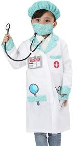 img 4 attached to Wizland Costumes Doctor Playset 3 5Yrs