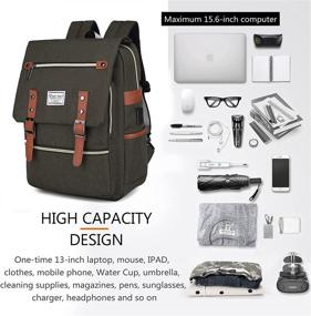 img 1 attached to CADYWOLF Laptop Backpack Waterproof Casual Backpacks