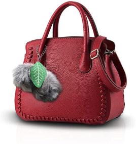 img 4 attached to 👜 Stylish NICOLE DORIS Ladies Handbag: High Quality Women's Handbags & Wallets