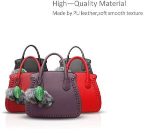 img 2 attached to 👜 Stylish NICOLE DORIS Ladies Handbag: High Quality Women's Handbags & Wallets