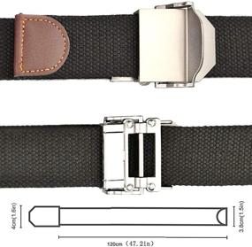 img 3 attached to 👔 Versatile Weekday Men's Belts - LKMY Chinese Adjustment Accessories