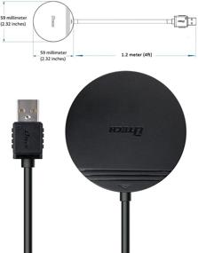 img 2 attached to 🖥️ DTECH Маленький 4-портовый USB-хаб типа A 2.0 | Быстрая зарядка 2,4A | Высокоскоростной передача данных | Мультипортовый адаптер для ноутбука, компьютера, настольного ПК, мыши и клавиатуры | Кабель длиной 4 фута | Черный