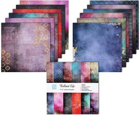 img 3 attached to 📸 YARUMI Scrapbook Paper 6x6, Single-Sided Scrapbook Paper Pad, 24 Sheets Cardstock Paper for Scrapbooking - Brilliant Life - Holiday Patterns - Perfect for Cardmaking, Photo Frames, Backgrounds, and Origami