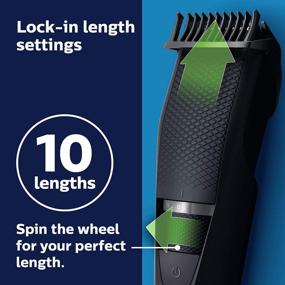 img 2 attached to 🏻 Philips Norelco BT3210/41: Ultimate Cordless Beard Trimmer and Hair Clipper - Adjustable Length, Rechargeable - No Blade Oil Needed!