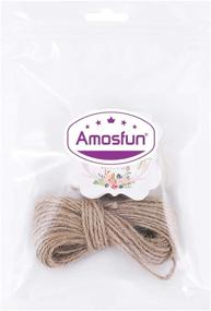 img 1 attached to 🦌 Amosfun 50pcs Wedding Favor Gift Tags with Thank You for Celebrating with Us Pattern, Hemp Rope Included - Ideal Wedding Party Favor (Antler Printing)