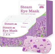 16 packs steam eye masks for dark circles and puffiness, self-heated gentle steam eye masks for relief from eye fatigue, dry eyes – 40-60 minutes warming time, light lavender fragrance logo