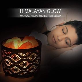 img 2 attached to 🔦 Himalayan Glow Battery Powered LED Multicolor Salt Lamp 1363B+1808, 1-Pack