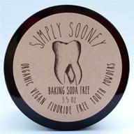 🌿 value size 6 month supply: organic vegan tooth powder, cinnamon and clove flavor, no fluoride or baking soda logo