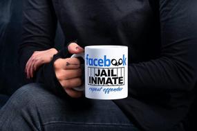 img 1 attached to Facebook Jail Mug Repeat Offender