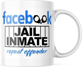 img 4 attached to Facebook Jail Mug Repeat Offender