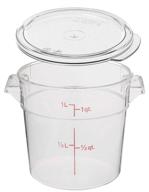 cambro 1 quart clear container with lid логотип