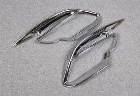 img 2 attached to High Quality Chrome Rear Fog Light Lamp Cover Trim - Best Fit for Mazda CX-9 CX9 2017-2021