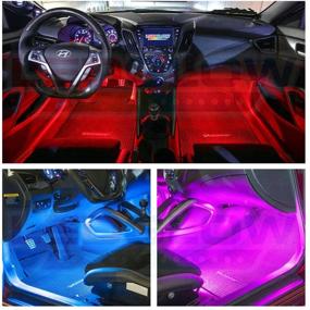 img 2 attached to Discover the Ultimate LEDGlow 6pc Flexible Million Color Multi-Color LED Interior Footwell Underdash Neon Lighting Kit for Cars & Trucks - Immerse in 15 Solid Colors, 10 Unique Patterns, Music Mode - Includes Control Box & Remote for Endless Lighting Possibilities!