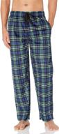 chaps silky fleece black plaid men's clothing for sleep & lounge logo