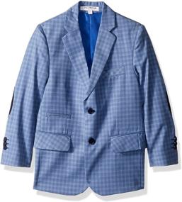 img 3 attached to Isaac Mizrahi Light Check Blazer for Boys' Fashion