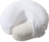 🌿 earthlite microfiber face cradle cover - silky, wrinkle resistant, quick-drying, reusable massage table face pillow cover (1 pack) logo