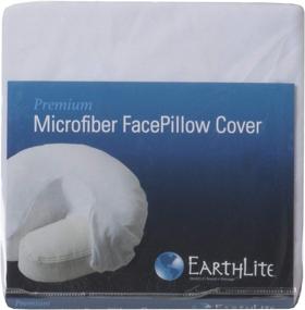 img 1 attached to 🌿 EARTHLITE Microfiber Face Cradle Cover - Silky, Wrinkle Resistant, Quick-Drying, Reusable Massage Table Face Pillow Cover (1 Pack)