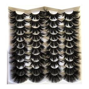 img 4 attached to 👁️ Enhance Your Look with Pooplunch False Eyelashes: 25MM Faux Mink Lashes - 20 Pairs Pack, Fluffy, Dramatic, Long, Thick, Fake Eye Lashes - Wholesale Bulk Offer