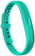 📱 redtaro fitbit flex 2 bands - silicone replacement for flex 2 sport accessories with fastener clasp, adjustable wristband for fitbit flex 2 watch (small/large) logo