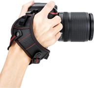 📷 jjc dslr camera wrist hand strap grip with quick release tripod plate for canon eos 90d 80d 77d 70d 60d 50d 1d 1dx 7d 6d 5d mark iv iii ii 5ds 5dsr eos r rp r5 r6 rebel t8i t7i t6s t6i t7 t6 sl3 sl2: secure and convenient camera handling solution logo