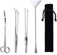 🐠 fistoy aquarium scissor tweezers spatula tool - premium 4 in 1 stainless steel aquascaping kit for fish starter kits & aquarium tanks logo