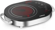 cusimax hot plate: 1500w led infrared electric portable stove – compact & versatile cooktop for dorms, offices, homes, and rvs – adjustable temperature with touch buttons – compatible with all cookware логотип