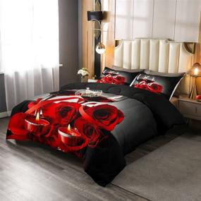 img 2 attached to Comforter Bedding Blossom Romantic ValentineS