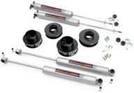 🚙 rough country 2" lift kit (fits) 99-04 jeep grand cherokee wj 4wd - enhanced suspension system with n3 shocks, model: 69530 logo