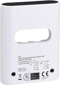 img 3 attached to 🔋 White Amazon Basics Rapid USB Battery Charger for AA/AAA Nickel-Metal Hydride (Ni-MH) Batteries