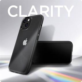 img 1 attached to Spigen Ultra Hybrid Designed For IPhone 13 Mini Case (2021) - Matte Black