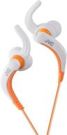 🎧 jvc haetx30w extreme fitness headphones: dynamic white/orange sound solution logo
