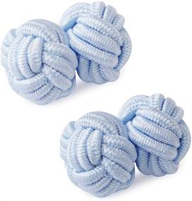 img 3 attached to 🐻 Stylish and Sophisticated: Honey Bear Silk Knot Cufflinks - Elevate Your Formal Attire!