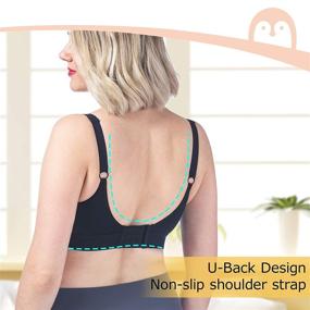 img 1 attached to 🤱 Momcozy Smooth Pumping Bra: Hands-Free Comfort for Nursing and Pumping - S-3XL Black