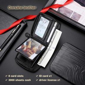 img 1 attached to 👔 Genuine Leather Multi Card Wallets: Stylish Men's Accessories for Wallets, Card Cases & Money Organizers